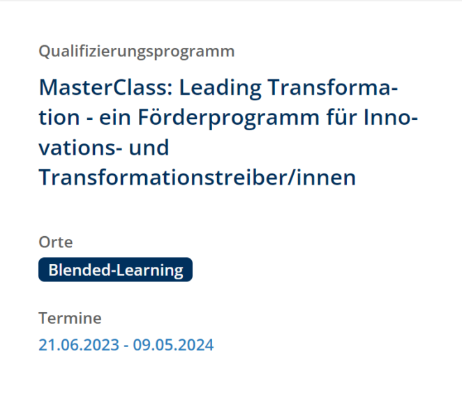MasterClass_Leading Transformation