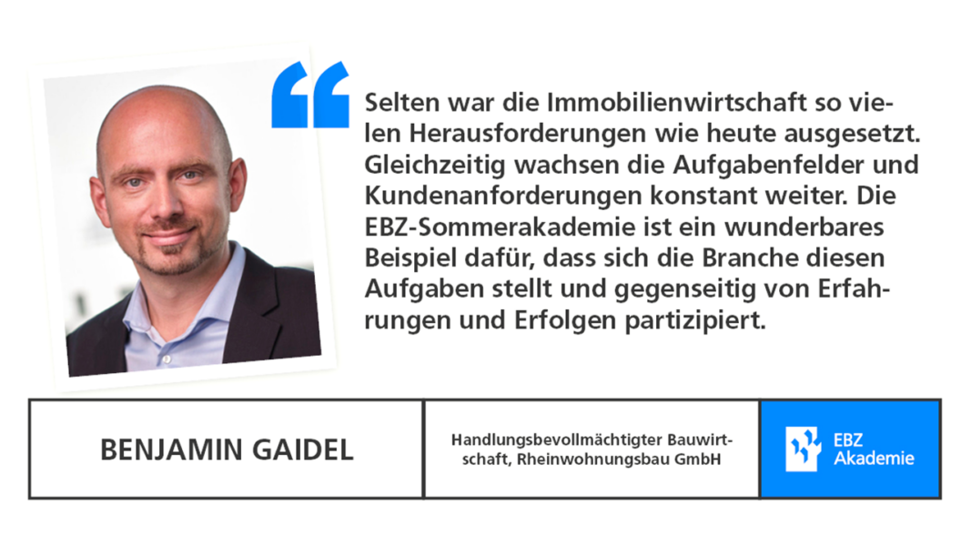 Benjamin Gaidel Vorstellung und Statement
