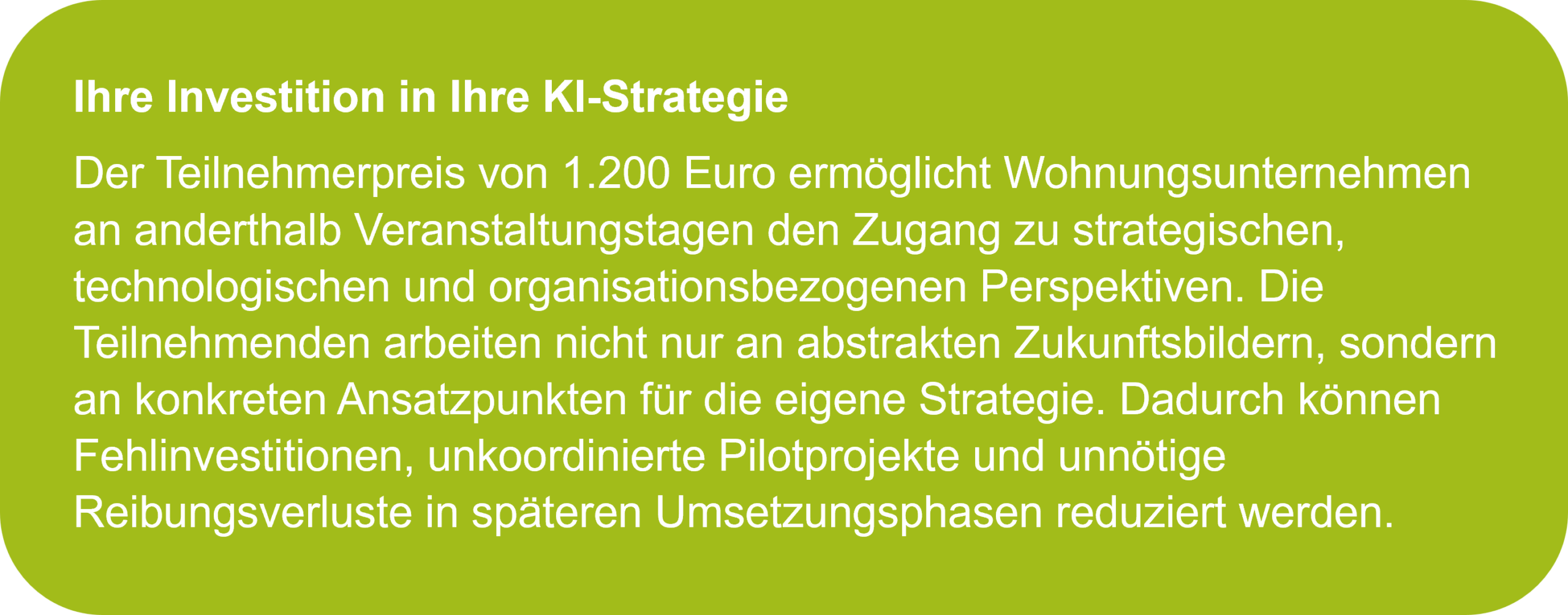 Ihre Investition